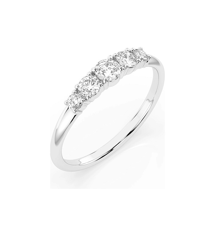 Cara пръстен с диаманти 0.15+0.27 ct – ЗЛАТНО БИЖУ 14К K101-10128W/14K