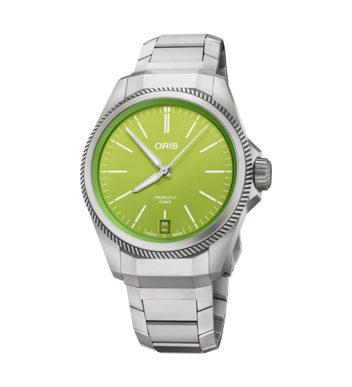 ORIS – BIG CROWN PROPILOT X KERMIT EDITION CAL.400 – 400 AUTOMATIC 39MM 400 7778 7157-Set