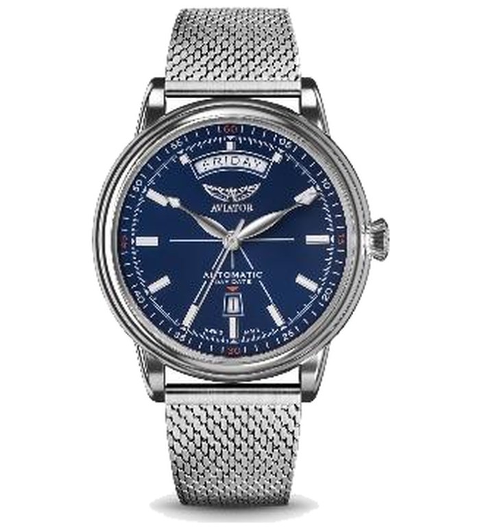 ЧАСОВНИК AVIATOR DOUGLAS DAY-DATE 45MM V.3.20.0.145.5