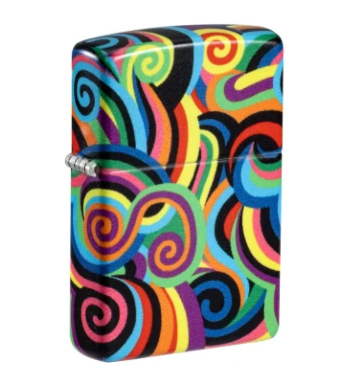 Запалка Zippo - Rick Rietveld Glow In The Dark Swirls