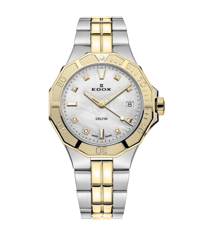EDOX DELFIN DIVER LADY LADIES WATCH 53020 357JM NADD