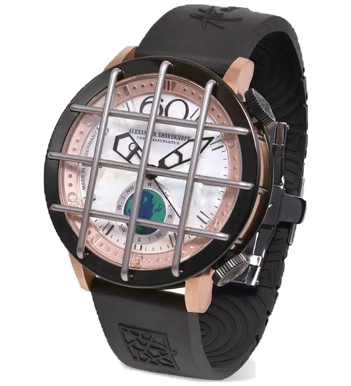 ALEKSANDER SHOROKHOFF UNBREAKABLE DEEP DING MANUAL 45MM MEN'S WATCH AS.DD1