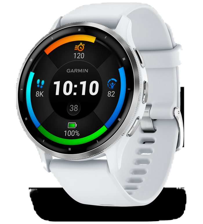 ЧАСОВНИК GARMIN VENU 3 SILVER BEZEL WHITESTONE 45MM 010-02784-00