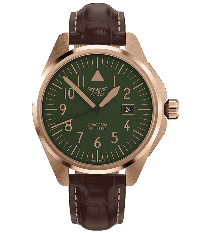 ЧАСОВНИК  AVIATOR AIRACOBRA TYPE A 42.8MM V.1.38.2.330.4