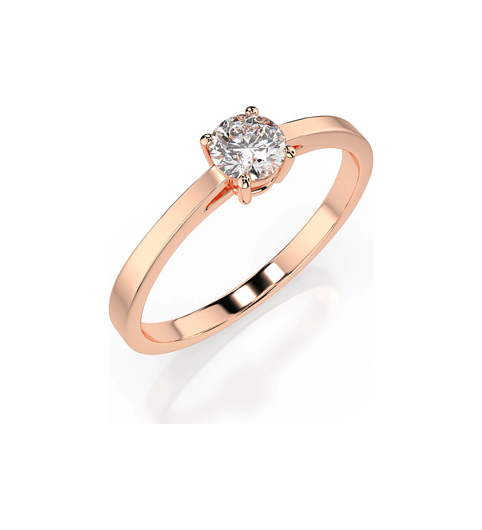 Cara пръстен с диамант 0.30 ct GIA сертификат – ЗЛАТНО БИЖУ 14К K101-10012/1R(4.2)/14K