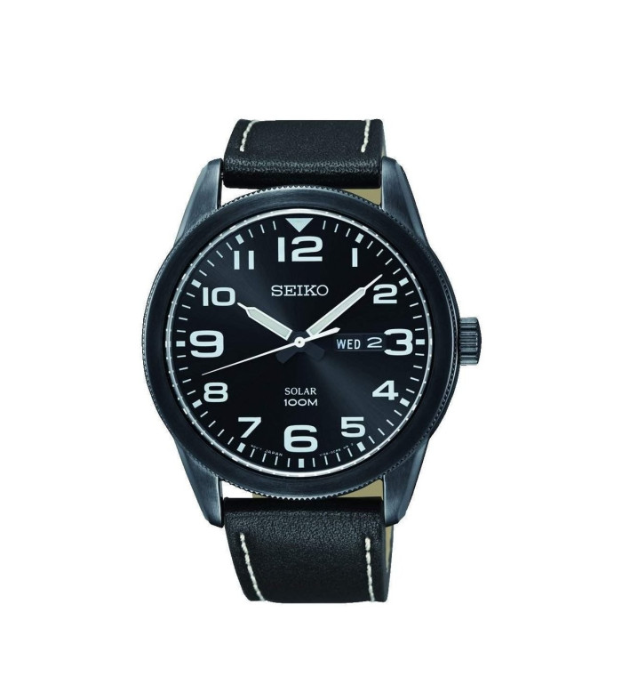 SEIKO SOLAR 43MM MEN'S WATCH SNE477P1