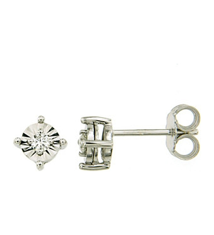 CARA DIAMANTI GOLD EARRINGS WITH DIAMONDS BB0524W/0.10CTSSI/H