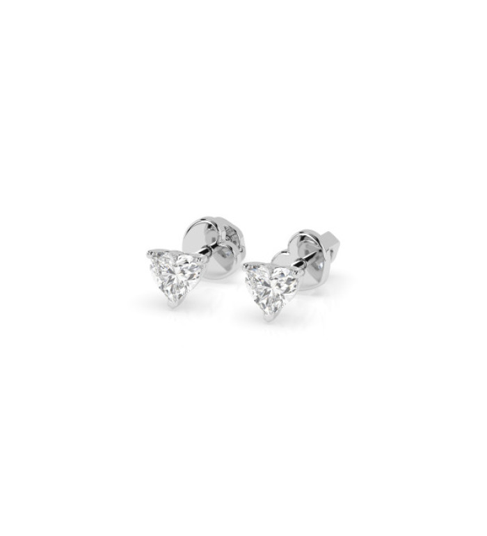 CARA Златни обеци с диаманти 0,60 ct  GIA сертификат  K102-10190W HRT