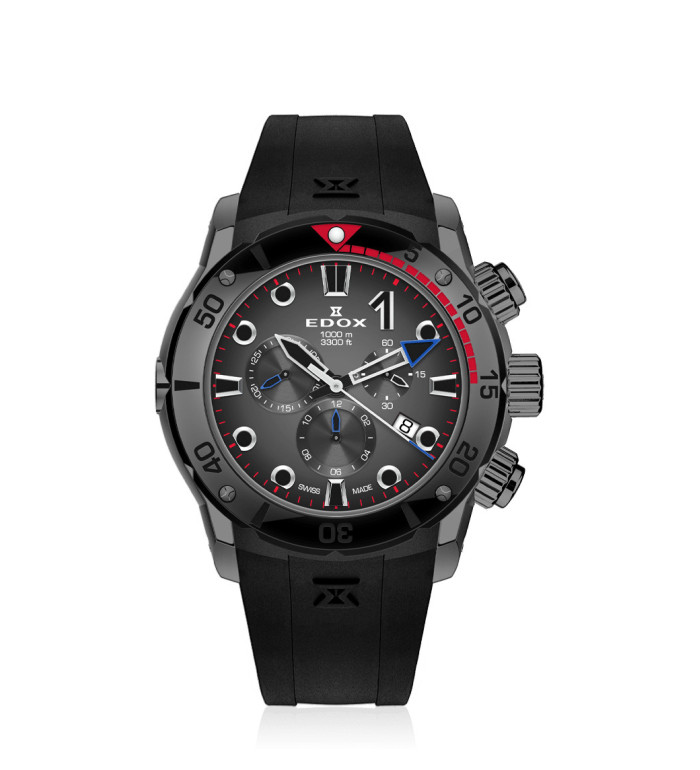 Edox CO-1 Chronograph Quartz 10242 Tingng Gidnr