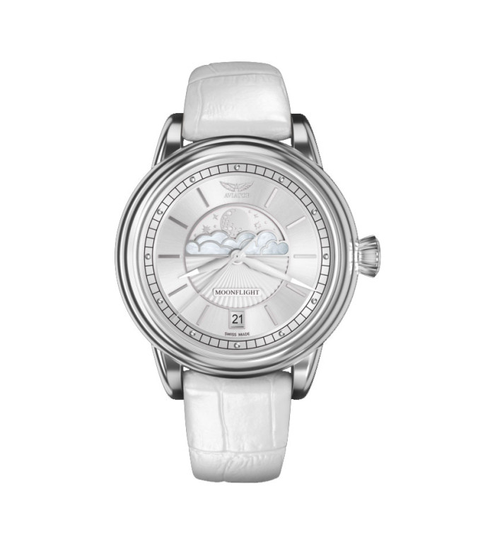 ЧАСОВНИК AVIATOR DOUGLAS MOONFLIGHT 36MM V.1.33.0.250.4