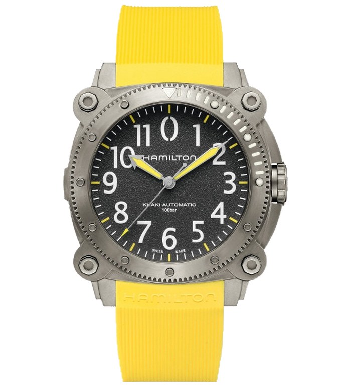 HAMILTON KHAKI NAVI BELOWZERO AUTO TITANIUM 46MM H78.535.380