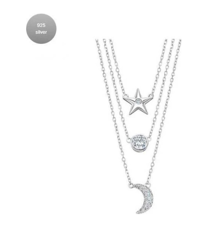 Lotus Silver Joyas сребърно колие LP3045-1/1