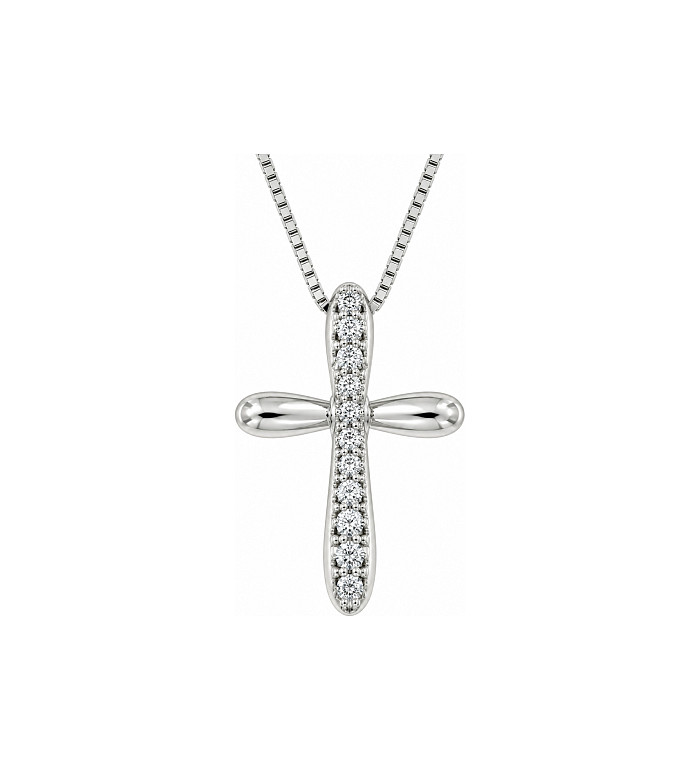 Cara Diamanti gold necklace with diamonds CLN 1259H