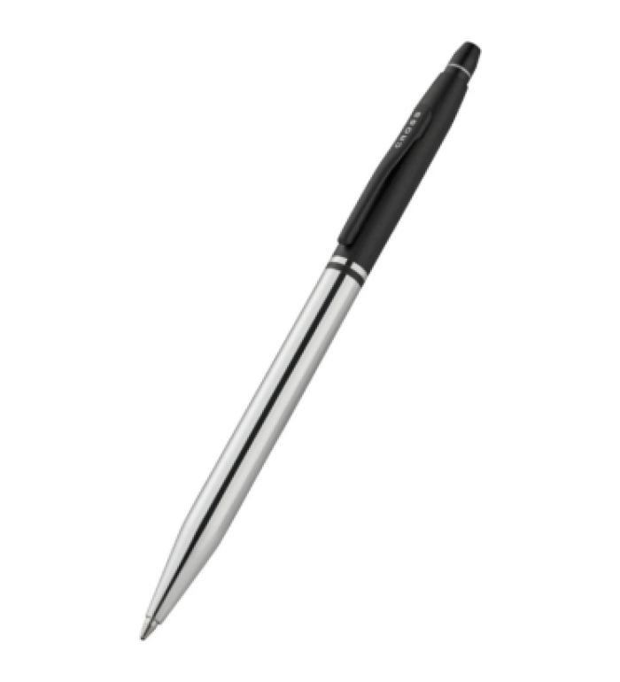 Химикалка Cross Click Tuxedo - Chrome With Black