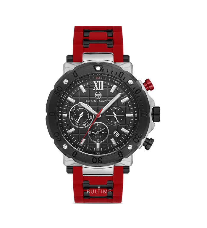 SERGIO TACCHINI HERITECH DUAL TIME 45MM MEN`S WATCH  ST.18.102.03