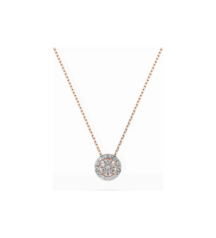 Cara колие с диаманти 0.08+0.07 ct – ЗЛАТНО БИЖУ 14К K104-10038Y/14K