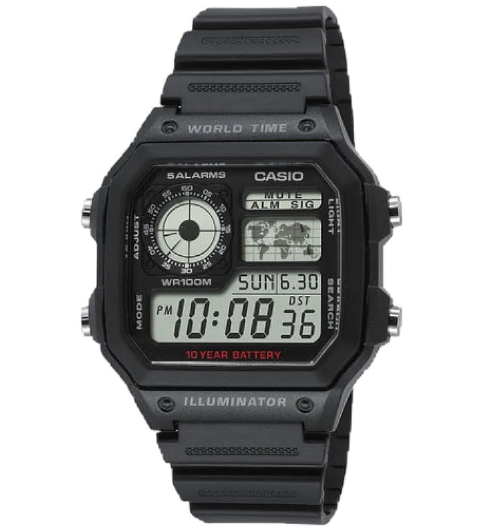 ЧАСОВНИК CASIO COLLECTION  AE-1200WH-1AVEF