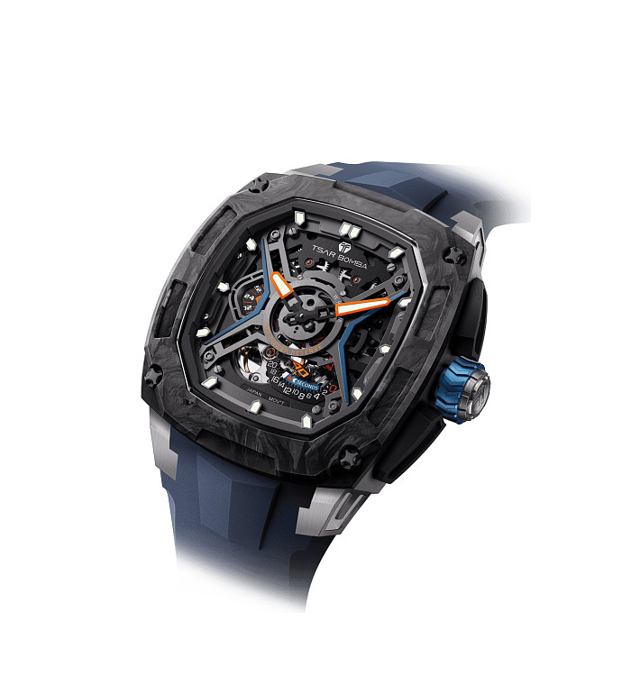 TSAR BOMBA Dark Matter 5 Automatic Blue TB8605-02