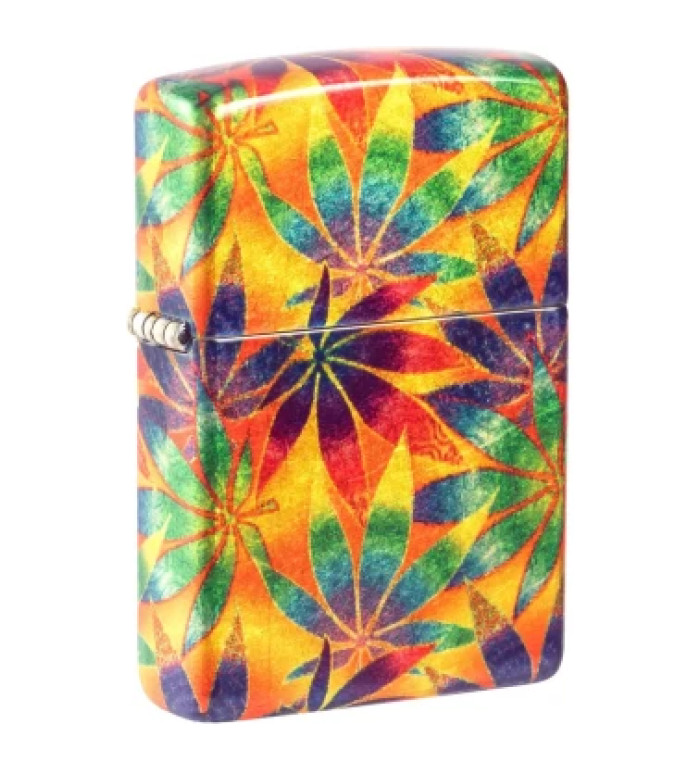 Запалка Zippo - Colorful Cannabis Design