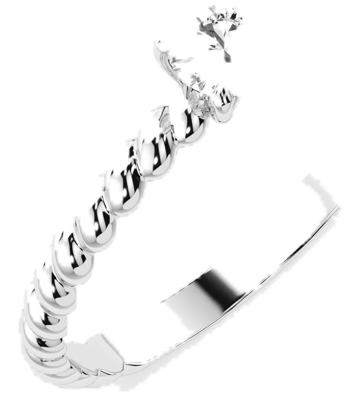 CARA Златен пръстен с диамант 0.30 ct GIA сертификат K101-10032W 