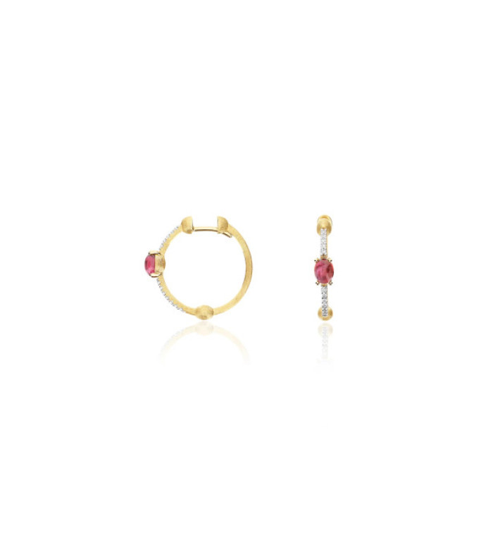 NANIS "TOURMALINES" ОБЕЦИ РОЗОВ ТУРМАЛИН И ДИАМАНТИ OS15-598