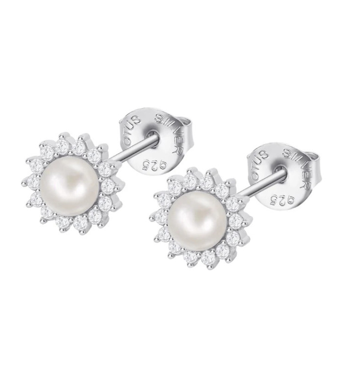 Lotus Silver Pearls сребърни обеци LP3961-4/1