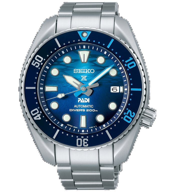 SEIKO PROSPEX GREAT BLUE SPECIAL EDITION SUMO PADI AUTOMATIC DIVER`S 45MM  SPB375J1