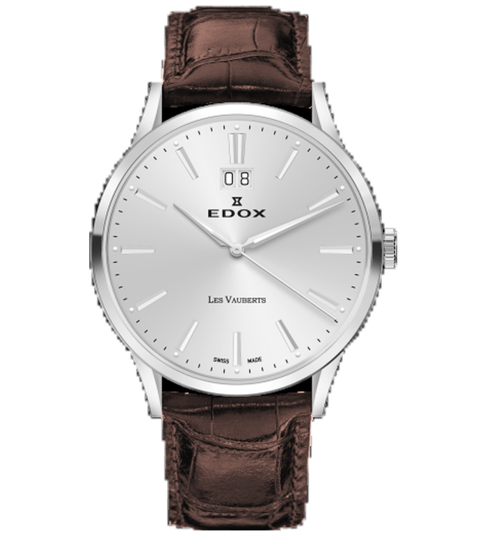 ЧАСОВНИК EDOX LES VAUBERTS CLASSIC 41 ММ 63007 3C AIN