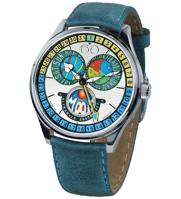 ALEXANDER SHOROKHOFF FULL CALENDAR CADAMOMO 43.5ММ AS.VK-CDMM2