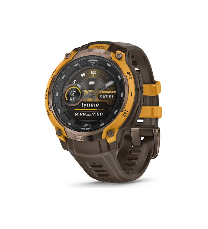 GARMIN INSTINCT CROSSOVER AMOLED BRONZE/SUNBURST 010-03398-01