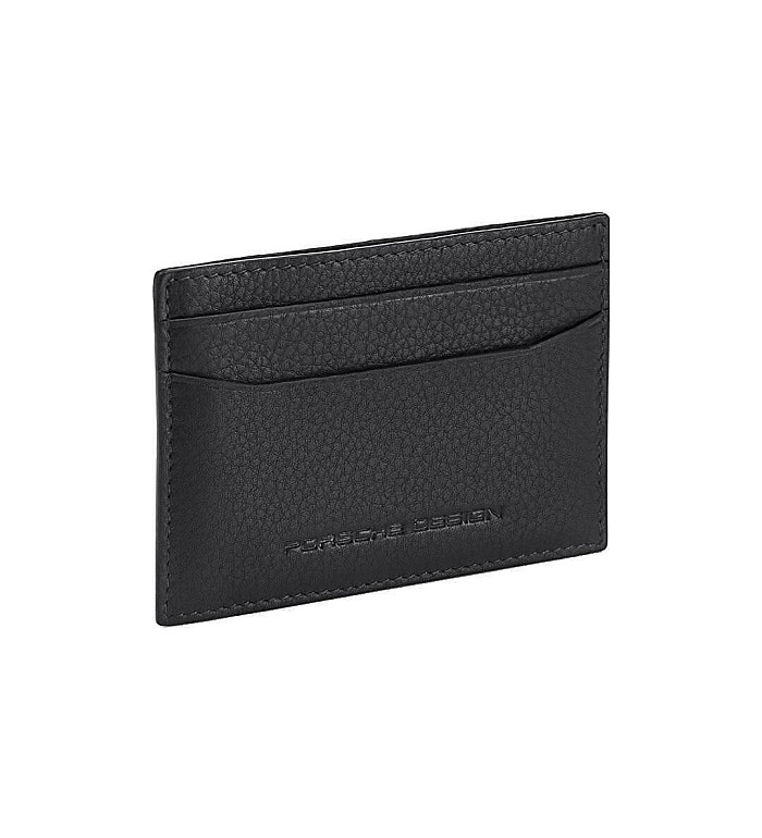 Калъф за кредитни карти Porsche Design Business 2, с щипка за пари, RFID защита, черен