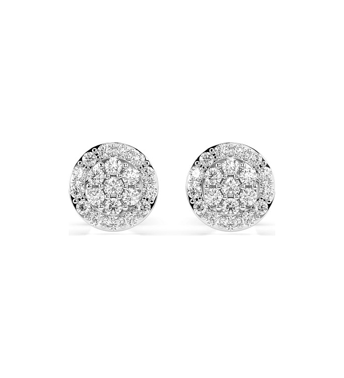 Cara обеци с диаманти 0.16+0.14 ct – ЗЛАТНО БИЖУ 14К K102-10072W/14K
