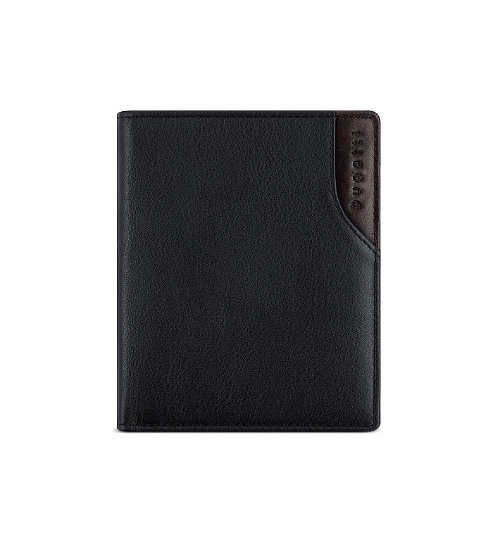 Мъжки портфейл Bugatti - Corso DeLuxe Upright, черен