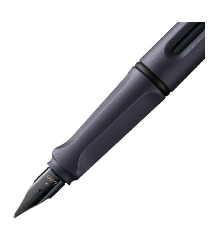 Писалка Lamy Safari - Steel Black, F перо