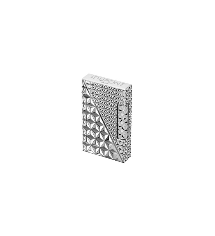 Запалка S.T.Dupont Ligne 2 Double Fire X Silver C16645