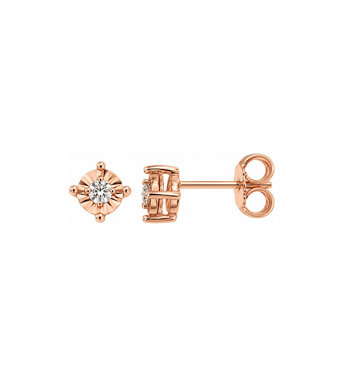 Cara Diamanti златни обеци с диаманти BB0524R/0.22ctsSI/H