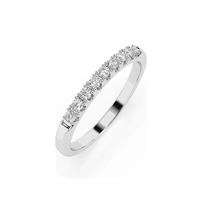 Cara пръстен с диаманти 0.18 ct – ЗЛАТНО БИЖУ 14К K101-10044/2W/14K