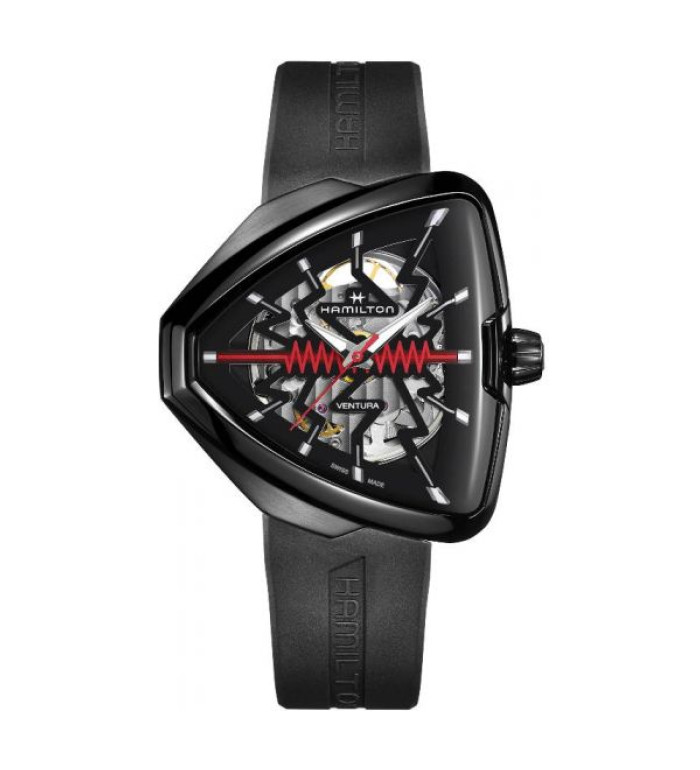 ЧАСОВНИК HAMILTON VENTURA ELVIS 80 SKELETON AUTO 42.5X44.6MM H24.535.331
