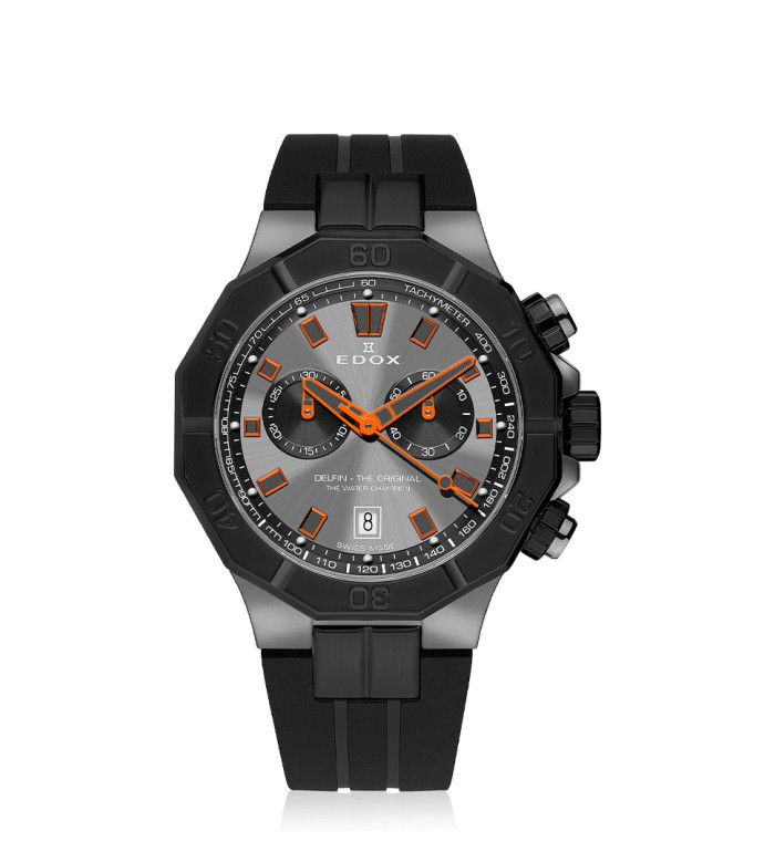 Edox Delfin Chronograph Quartz 10113 37GNCA GNO