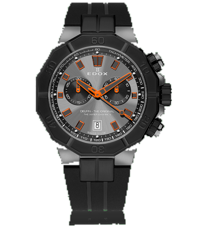 EDOX DELFIN CHRONOGRAPH QUARTZ 43MM MEN'S WATCH 10113 37GNCA GNO