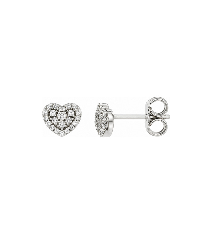 Cara Diamanti gold earrings with diamonds BB0265W/0.22ctsSI/H
