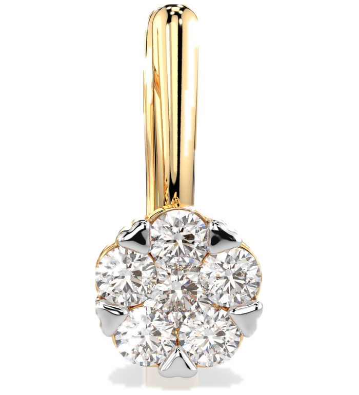 CARA DIAMANTI ЗЛАТНИ ОБЕЦИ С ДИАМАНТИ K102-10015(3.0)Y
