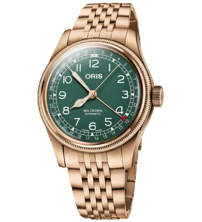 ORIS BIG CROWN POINTER DATE 40MM MEN'S WATCH 754 7741 3167-07 8 20 01