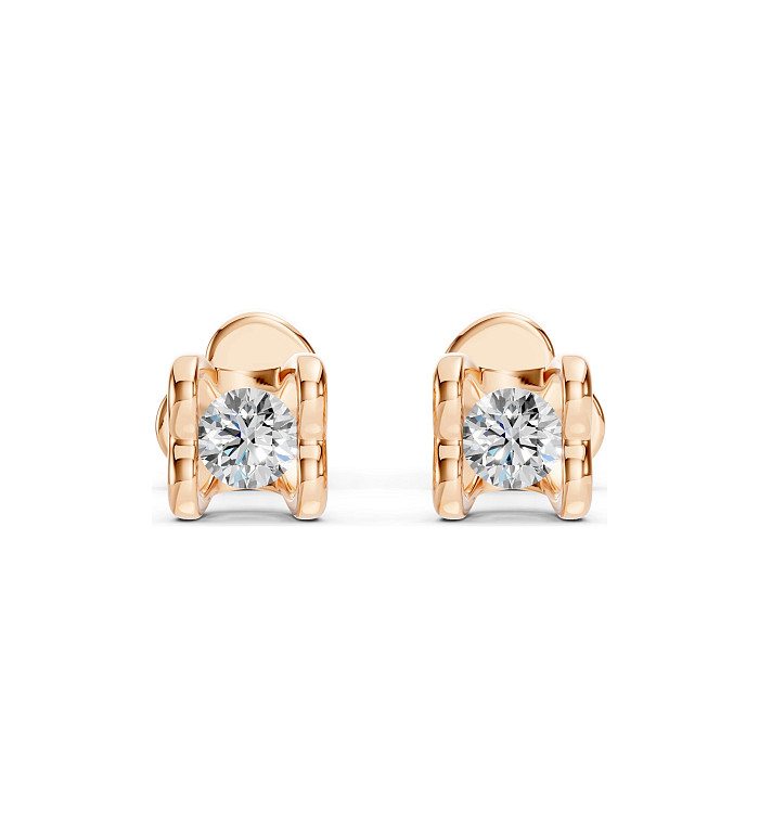 Cara обеци с диаманти 0.20 ct – ЗЛАТНО БИЖУ 14К K102-10013/2R(3.0)/14K