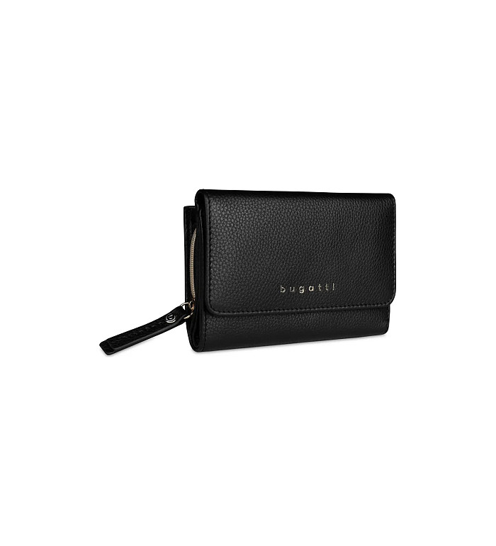 Дамски портфейл Bugatti - Emilia, RFID защита, черен