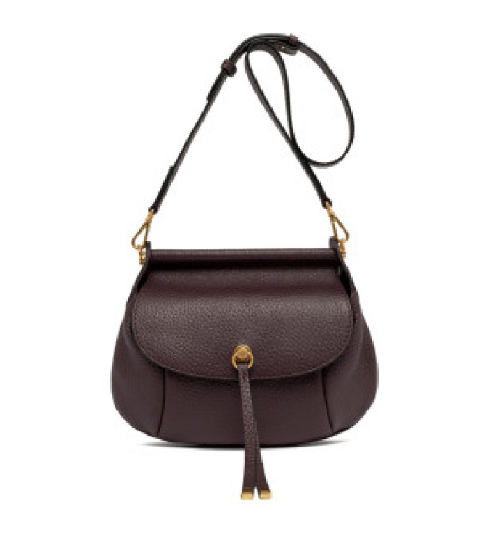 Дамска чанта естествена кожа- ръчна изработка Gianni Charini 10710 Plum