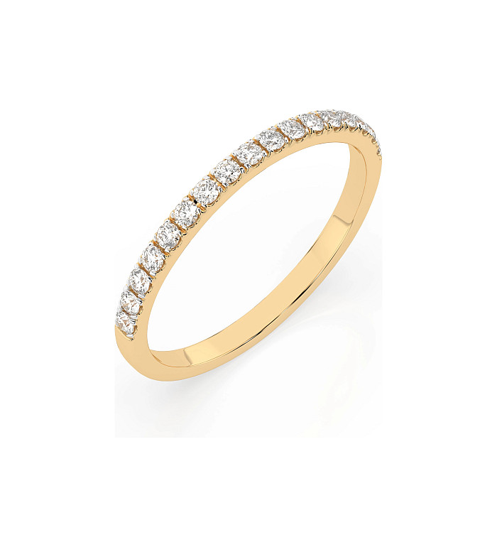 Cara пръстен с диаманти 0.26 ct – ЗЛАТНО БИЖУ 14К K101-10111Y/14K