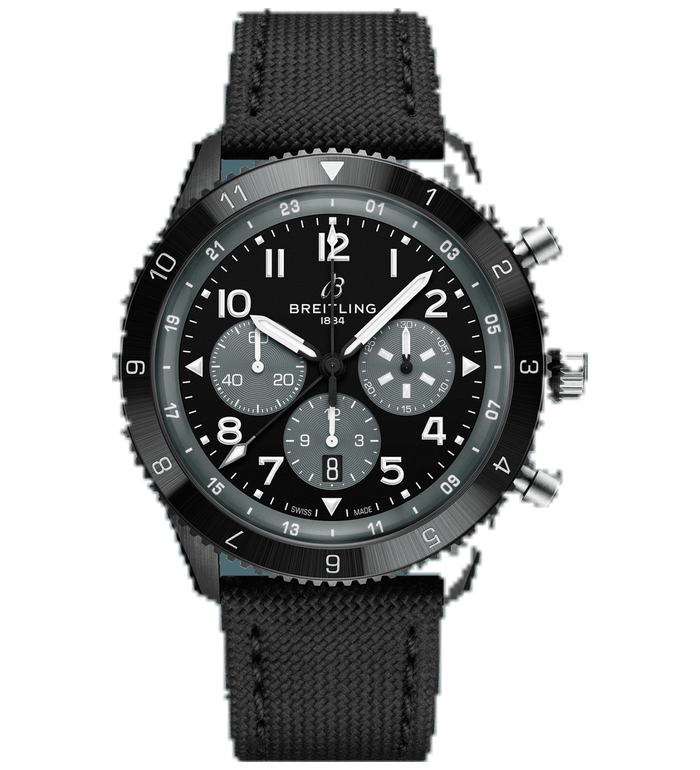 BREITLING SUPER AVI B04 CHRONOGRAPH GMT 46  MOSQUITO NIGHT FIGHTER SB04451A1B1X1