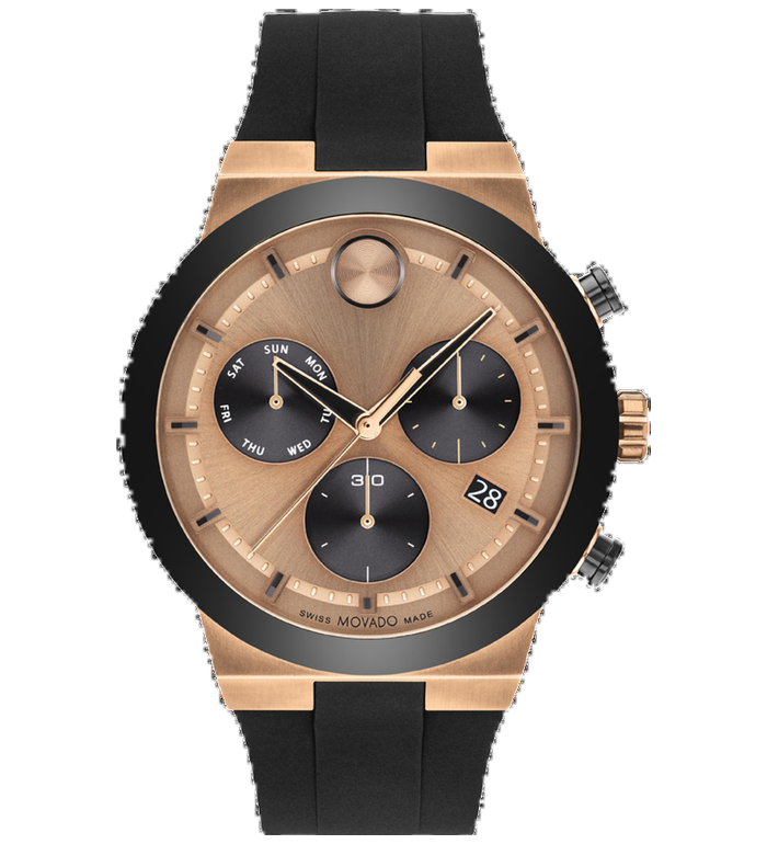 MOVADO FUSION CHRONOGRAPH QUARTZ 42MM MEN'S WATCH 3600854