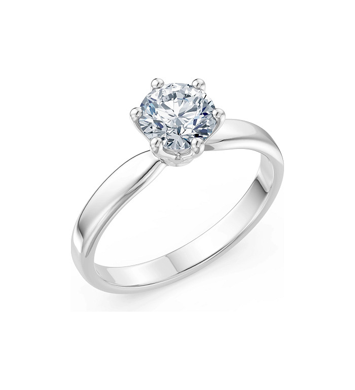 Cara пръстен с диамант 1.00 ct GIA сертификат – ЗЛАТНО БИЖУ 14К K101-10040W(6.5)/14K